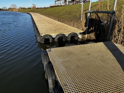 Kayak launch, canoe launch, canoe chute