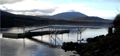 Jetty, ramp and pontoon