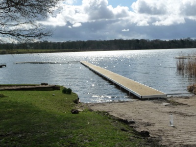 Angled bespoke built jetty