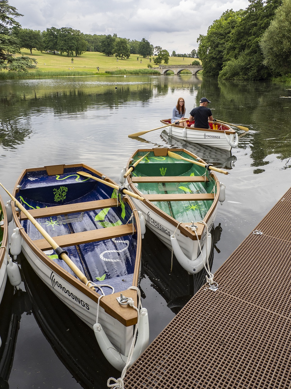 Rowing boat trips at Compton Verney