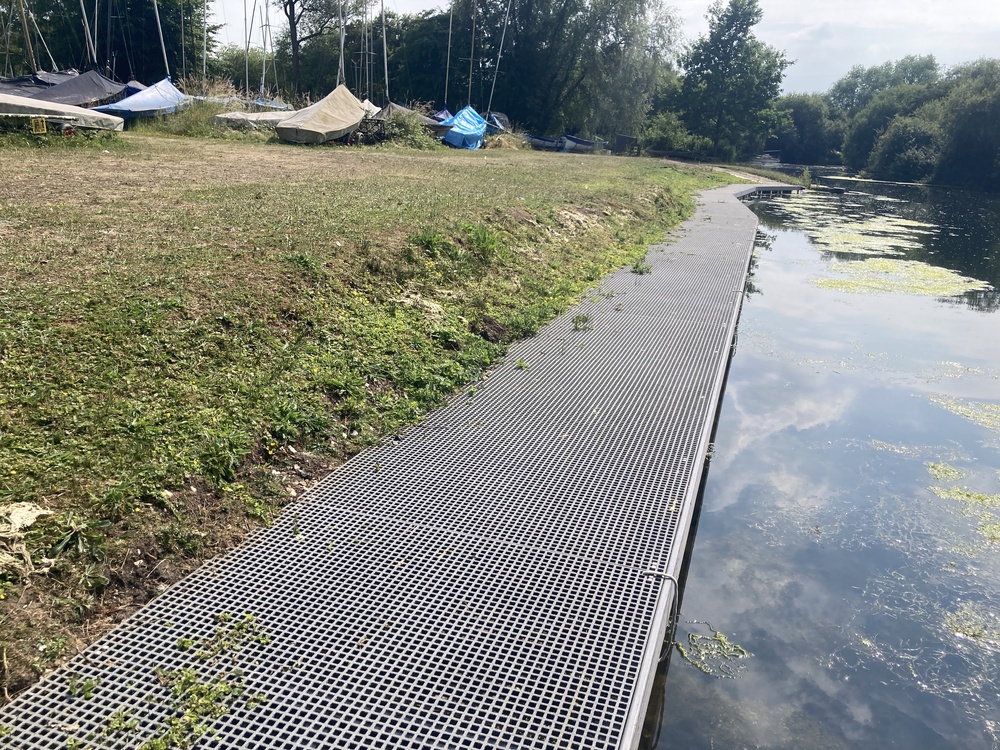 Landing area for sailing club
